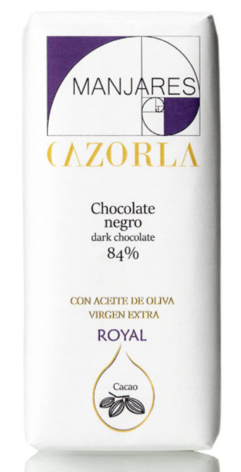 Intense 84% Cocoa Chocolate with Royal EVOO 115 gr