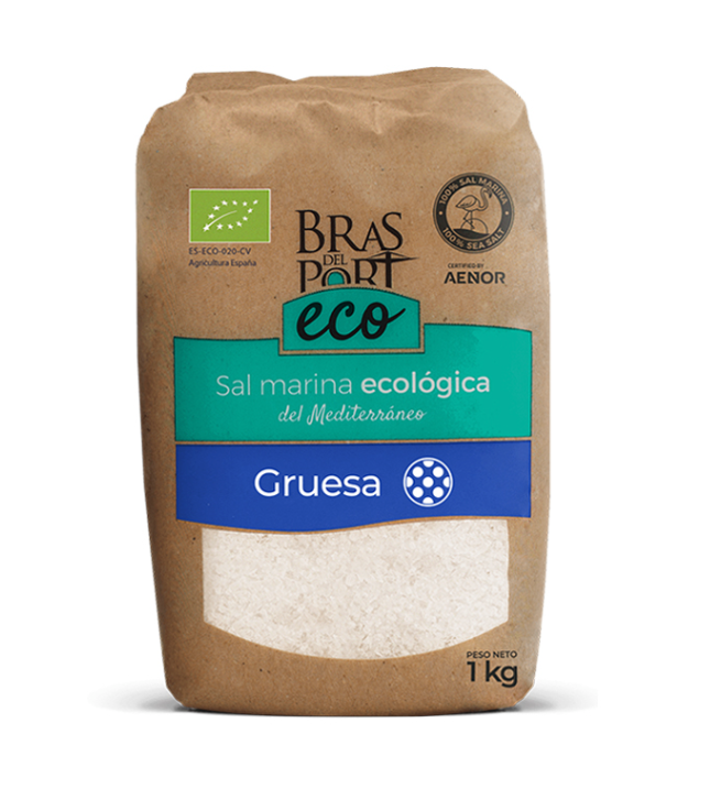 Organic Coarse Sea Salt – 100% Natural from the Mediterranean (1kg)