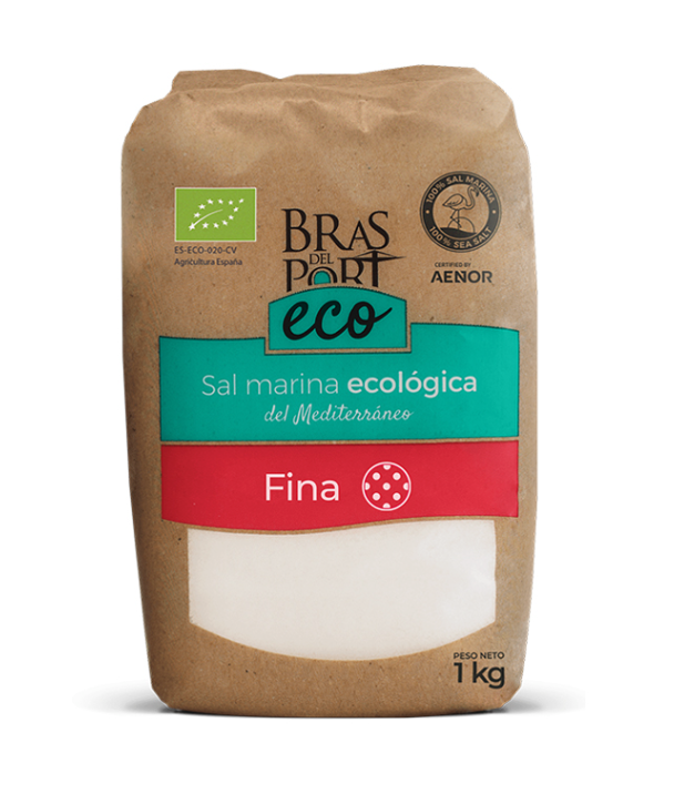 Organic Fine Sea Salt – 100% Natural from the Mediterranean (1kg)