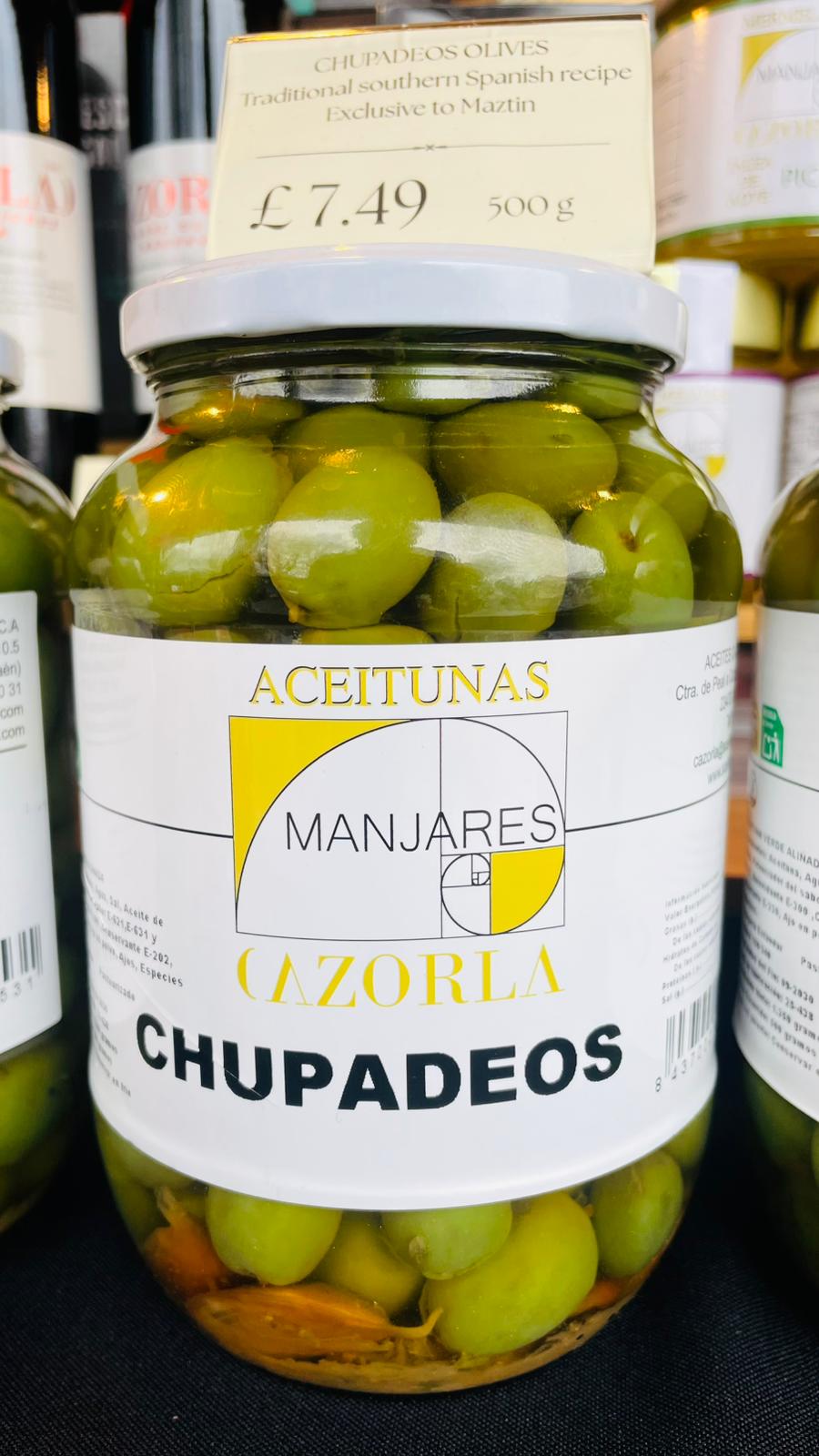 Chupadeos Olives – Sweet & Savoury Delicacy from Cazorla (500g)