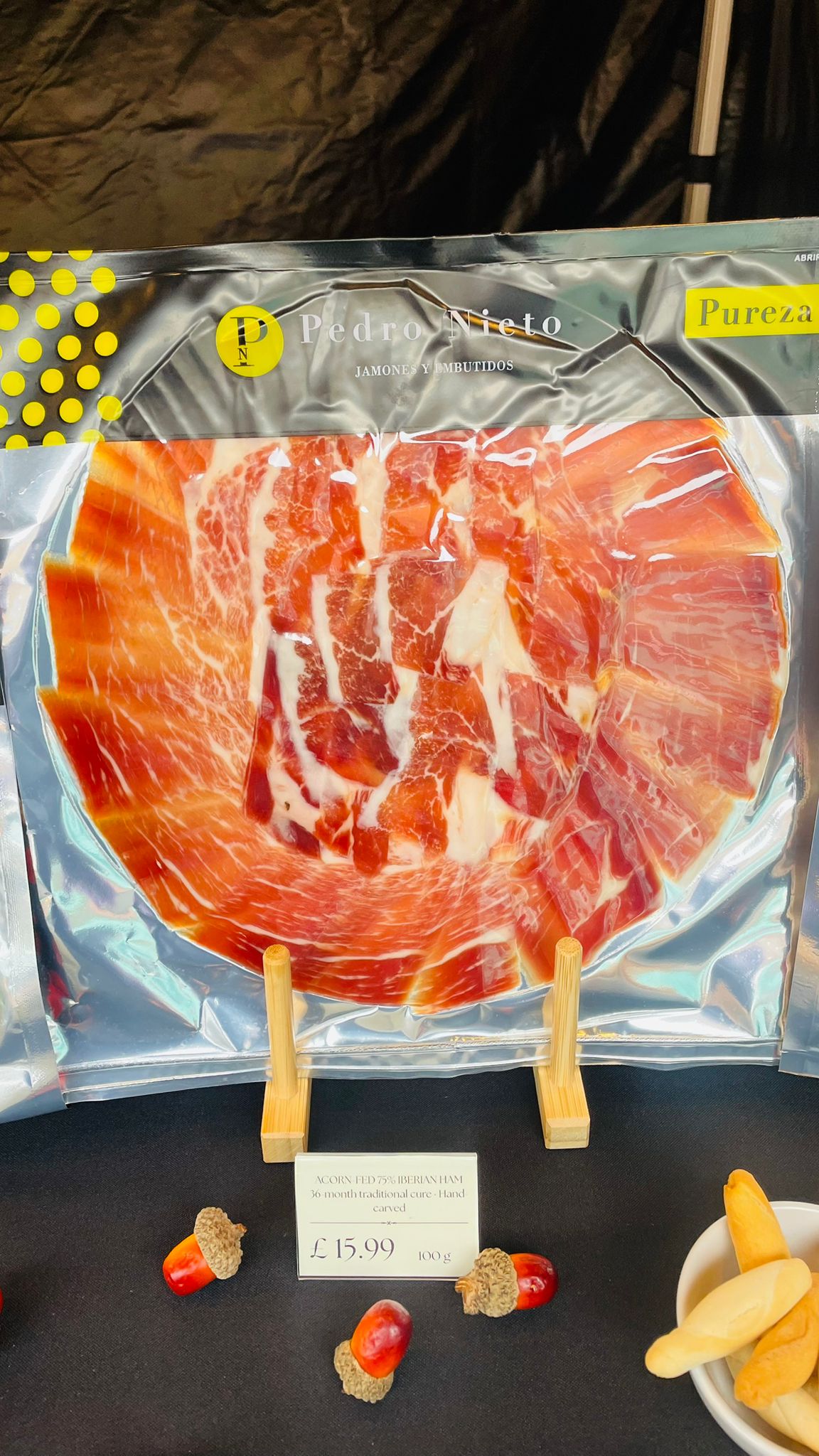 Hand-Carved Iberian Ham 75% - Iberian Breed Aged 36 Months - 100g